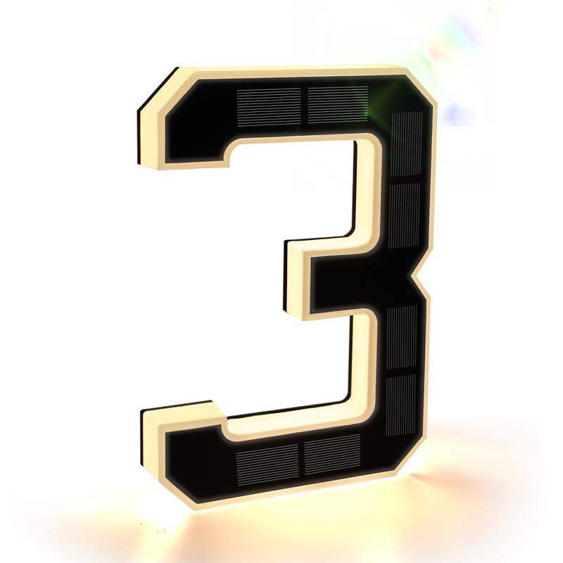 VapoShine™ Solar House Number Lights