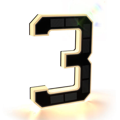 VapoShine™ Solar House Number Lights