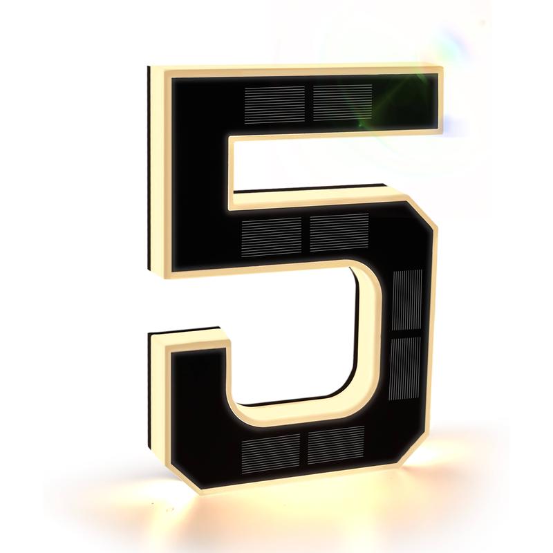 VapoShine™ Solar House Number Lights