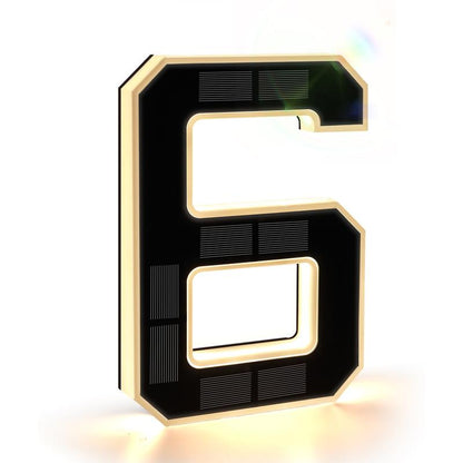 VapoShine™ Solar House Number Lights