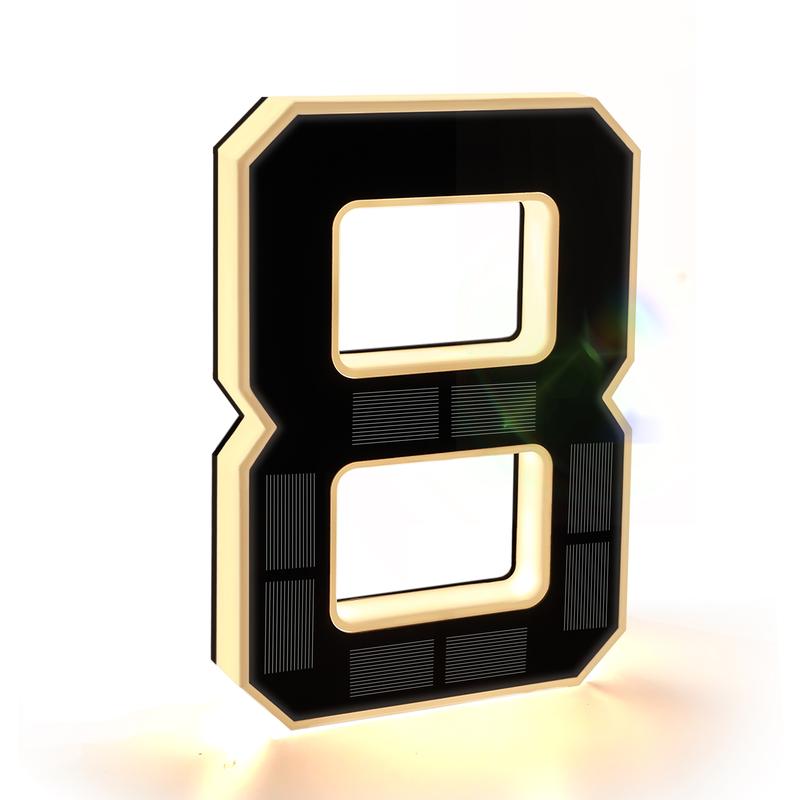 VapoShine™ Solar House Number Lights