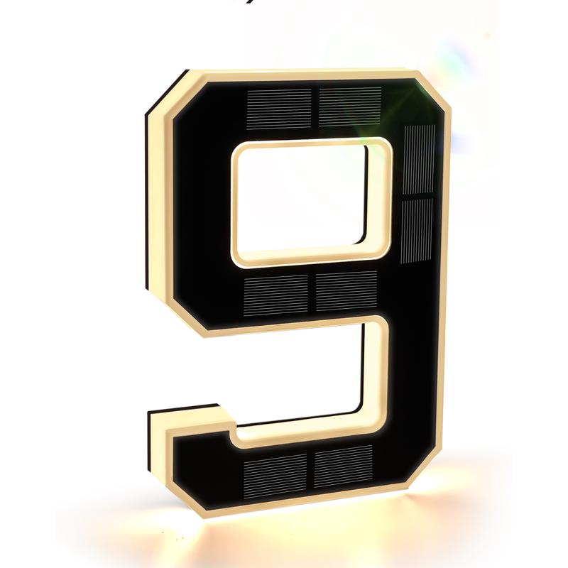 VapoShine™ Solar House Number Lights