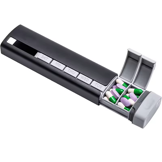 Selerb Aluminum 7-Day Portable Organizer