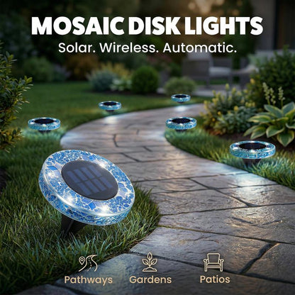 Selerb MosaicGlow™ Solar Disk Lights
