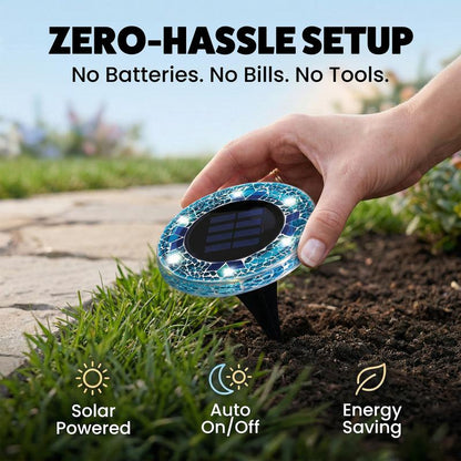 Selerb MosaicGlow™ Solar Disk Lights