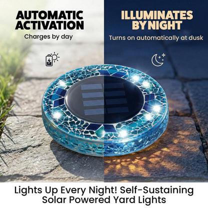 Selerb MosaicGlow™ Solar Disk Lights