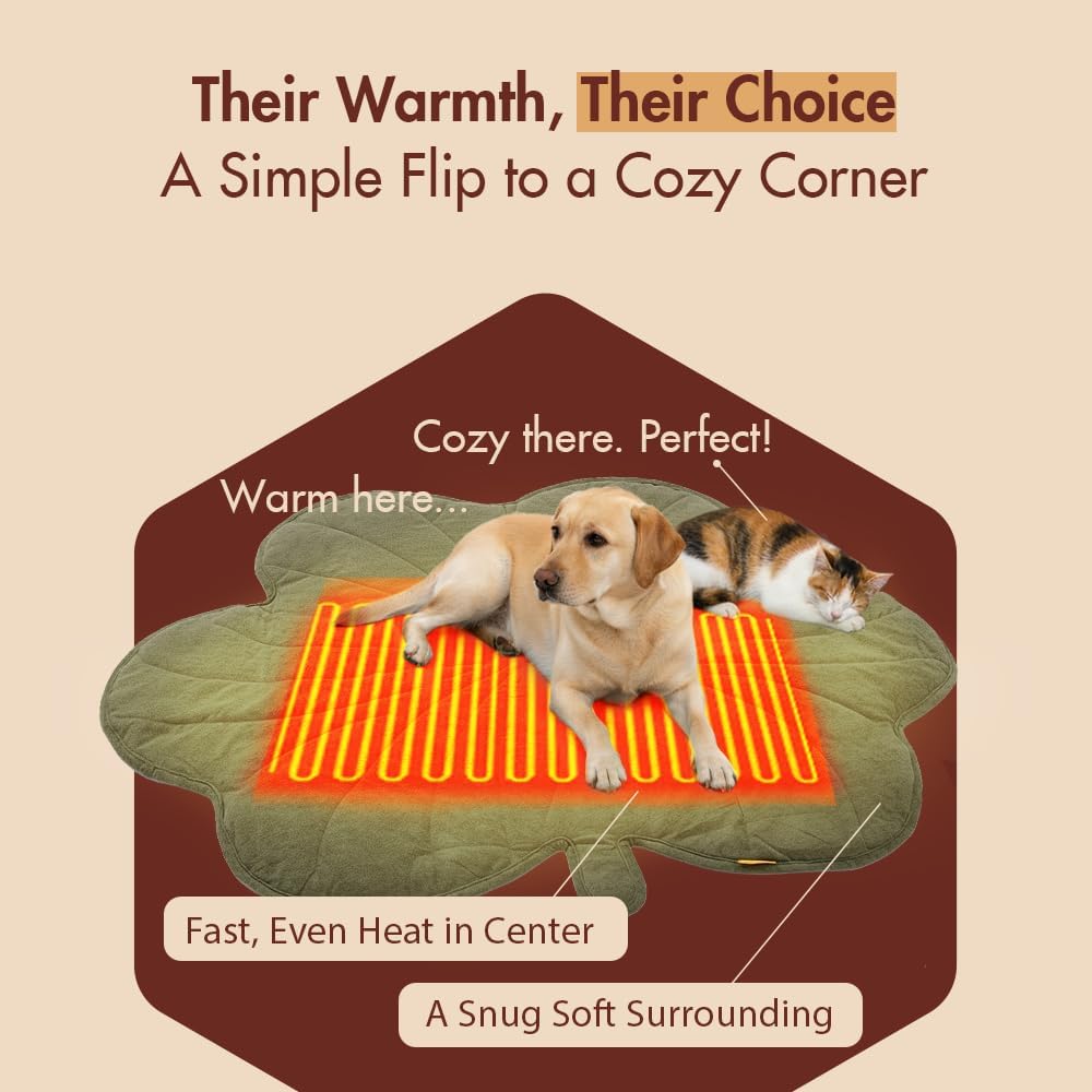 VapoShine ThermoPetPad™ Therapeutic Heated Pet Bed