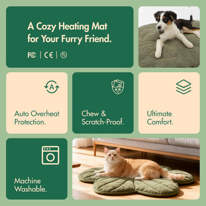 VapoShine ThermoPetPad™ Therapeutic Heated Pet Bed